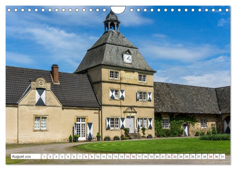 Produktbild: Wasserschl&ouml;sser im M&uuml;nsterland (Wandkalender 2026 DIN A4 quer), CALVENDO Monatskalender