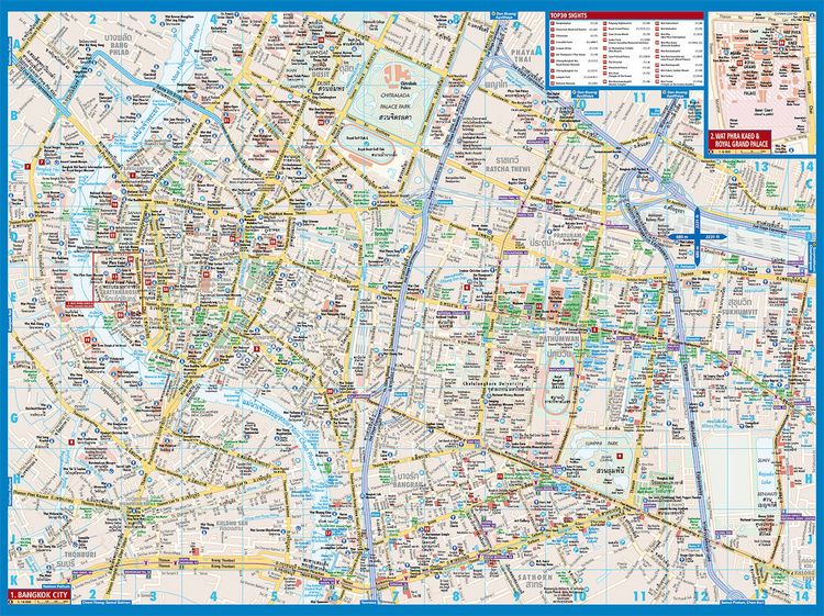 Produktbild: Bangkok 1 : 14 000. City Centre Map