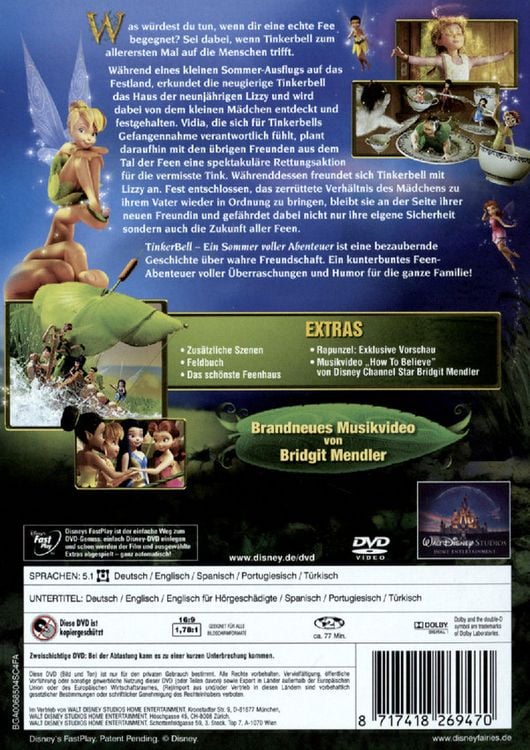 Produktbild: TinkerBell - Ein Sommer voller Abenteuer