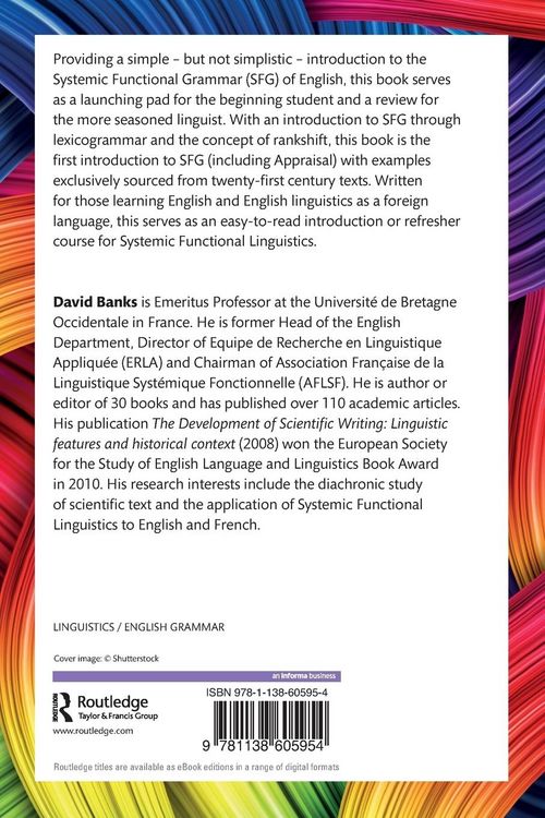 Produktbild: A Systemic Functional Grammar of English