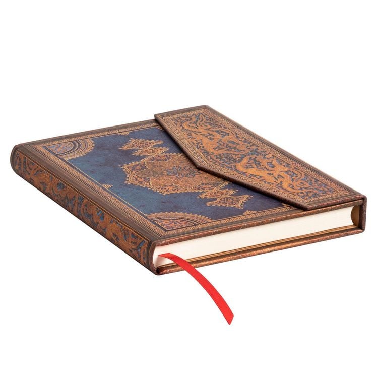 Produktbild: Hardcover Notizbuch Safawidisch Indigo, Midi, Liniert