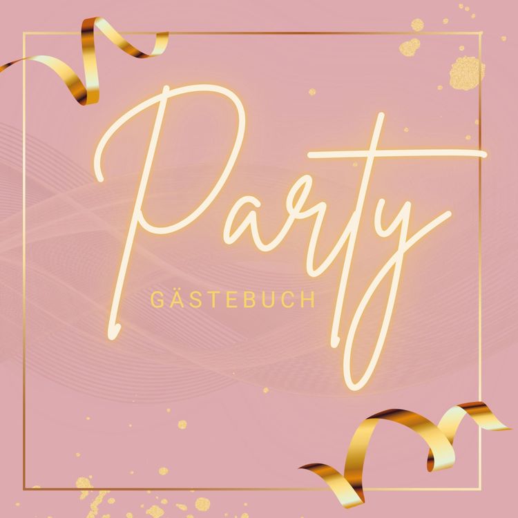 Produktbild: G&auml;stebuch "Party"- Premium G&auml;stebuch Blanko
