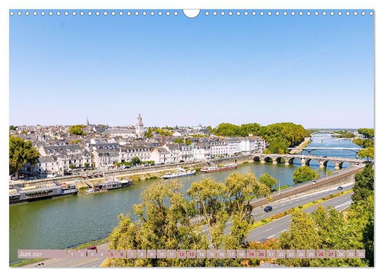 Produktbild: Zauberhaftes Tal der Loire. Charmante St&auml;dte und pr&auml;chtige Schl&ouml;sser (Wandkalender 2027 DIN A3 quer), CALVENDO Monatskalender
