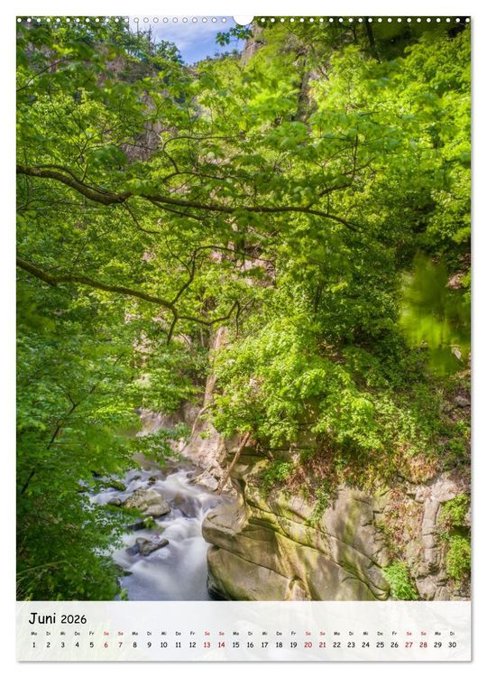 Produktbild: Das Bodetal - Der Grand Canyon des Ostens (hochwertiger Premium Wandkalender 2026 DIN A2 hoch), Kunstdruck in Hochglanz