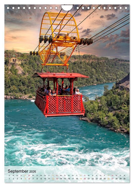 Produktbild: Nervenkitzel Seilbahn (Wandkalender 2026 DIN A4 hoch), CALVENDO Monatskalender