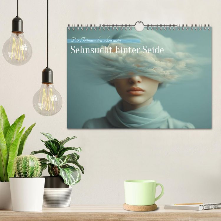 Produktbild: Sehnsucht hinter Seide (Wandkalender 2026 DIN A4 quer), CALVENDO Monatskalender