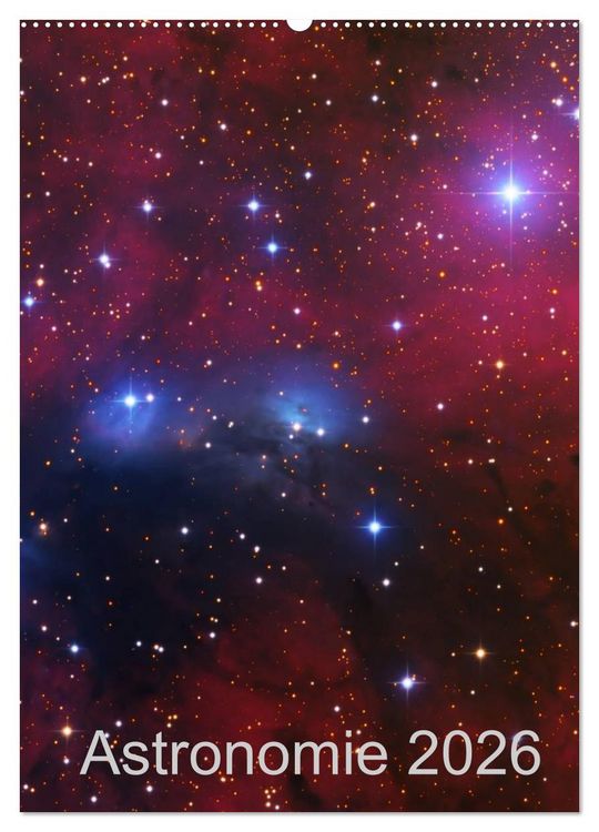 Produktbild: Astronomie 2026 (Wandkalender 2026 DIN A2 hoch), CALVENDO Monatskalender