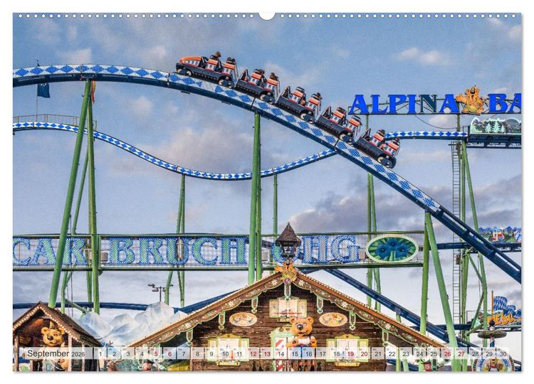 Produktbild: Kirmes Gl&uuml;ck (hochwertiger Premium Wandkalender 2026 DIN A2 quer), Kunstdruck in Hochglanz