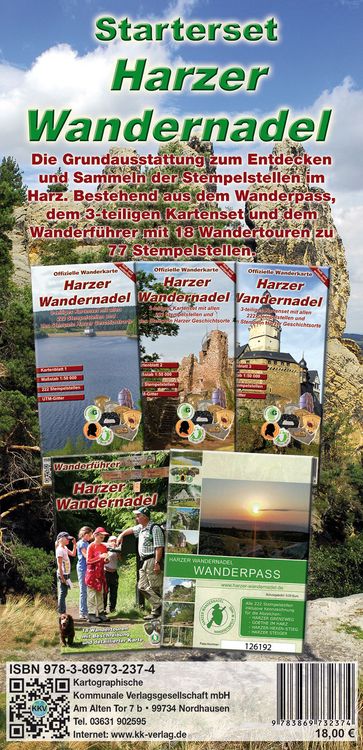 Produktbild: Starterset Harzer Wandernadel