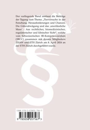 Produktbild: Tierversuche in der Forschung: Herausforderungen und Chancen