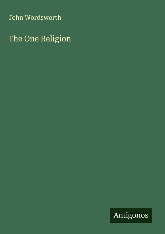 Produktbild: The One Religion