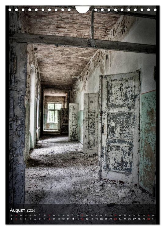 Produktbild: Lost Places II, Vergessene Orte (Wandkalender 2026 DIN A4 hoch), CALVENDO Monatskalender