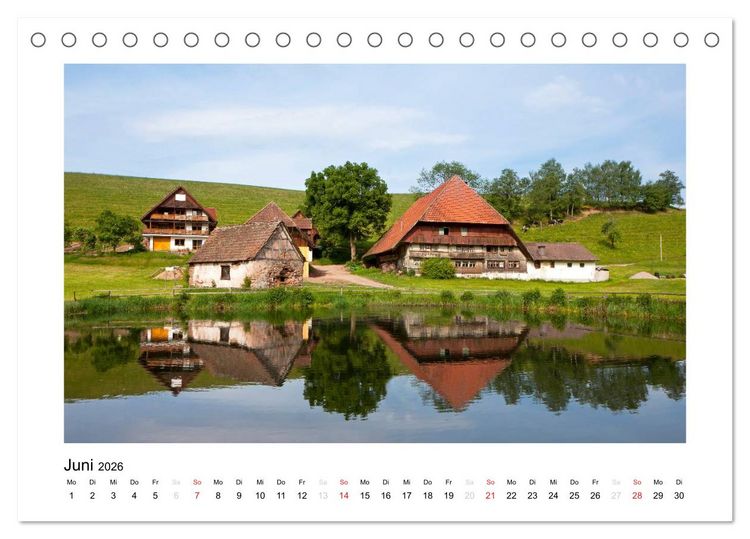 Produktbild: Schwarzwald 2026 (Tischkalender 2026 DIN A5 quer), CALVENDO Monatskalender