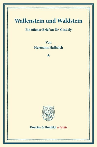 Produktbild: Wallenstein und Waldstein.