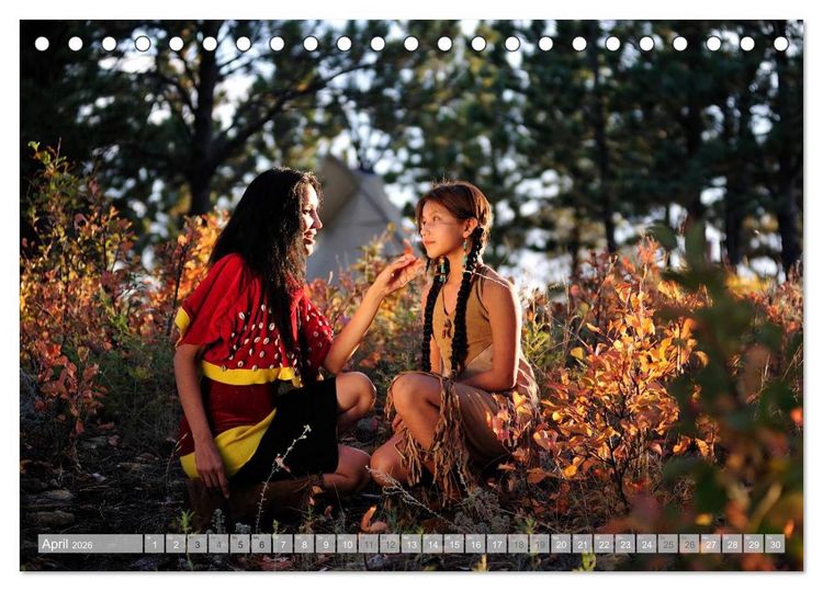 Produktbild: Magisches Indianerland (Tischkalender 2026 DIN A5 quer), CALVENDO Monatskalender