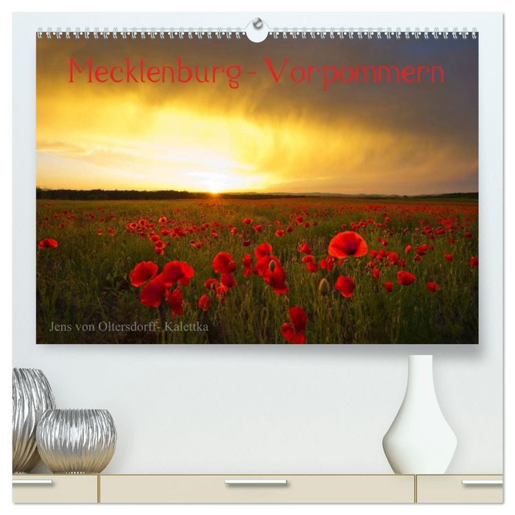 Produktbild: Mecklenburg - Vorpommern (hochwertiger Premium Wandkalender 2026 DIN A2 quer), Kunstdruck in Hochglanz