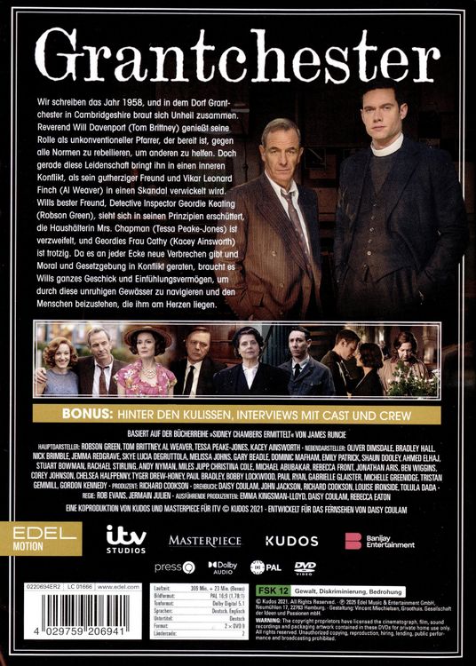 Produktbild: Grantchester - Staffel 6 [2 DVDs]