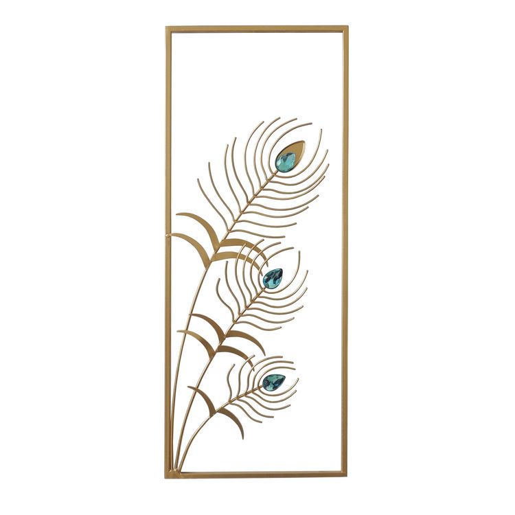 Produktbild: NTK-Collection Wanddeko Silhouette Silhouette gold, gr&uuml;n Metall