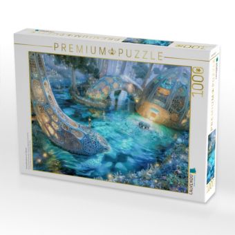 Produktbild: CALVENDO Puzzle Fantasiekreaturen am Wasser | 1000 Teile Lege-Gr&ouml;&szlig;e 64x48cm Foto-Puzzle f&uuml;r gl&uuml;ckliche Stunden