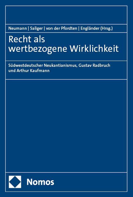 Produktbild: Recht als wertbezogene Wirklichkeit