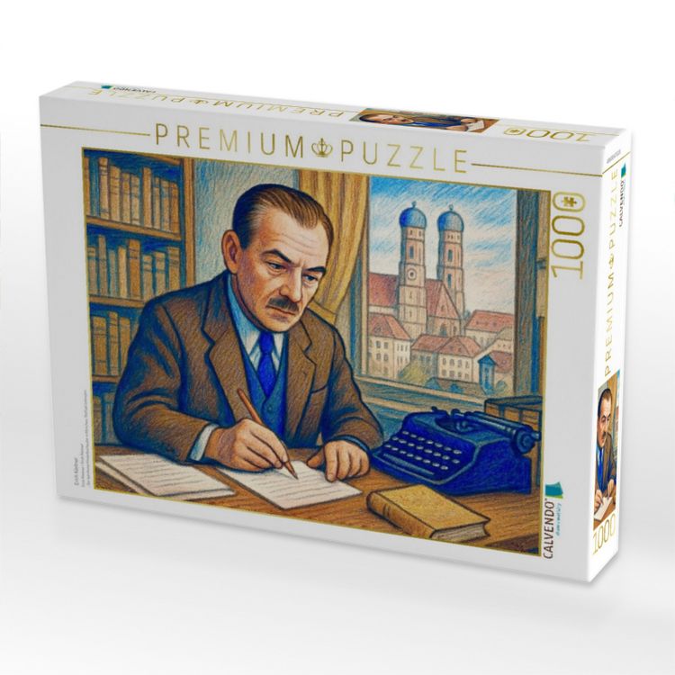 Produktbild: CALVENDO Puzzle Erich K&auml;stner | 1000 Teile Lege-Gr&ouml;&szlig;e 64x48cm Foto-Puzzle f&uuml;r gl&uuml;ckliche Stunden