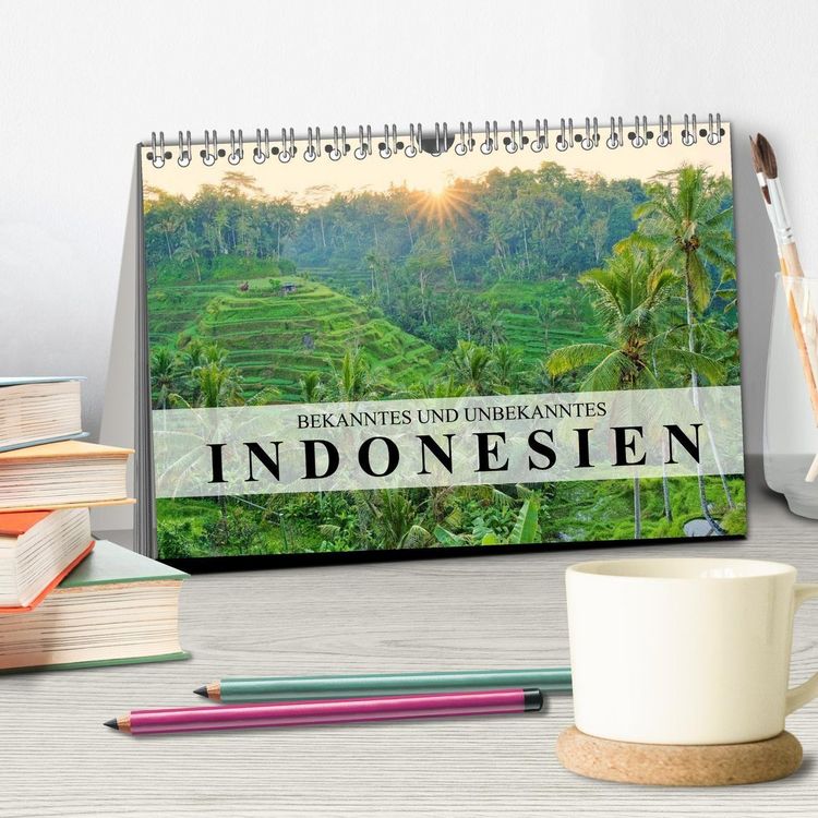 Produktbild: Bekanntes und Unbekanntes Indonesien (Tischkalender 2027 DIN A5 quer), CALVENDO Monatskalender