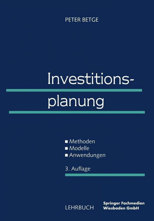 Produktbild: Investitionsplanung