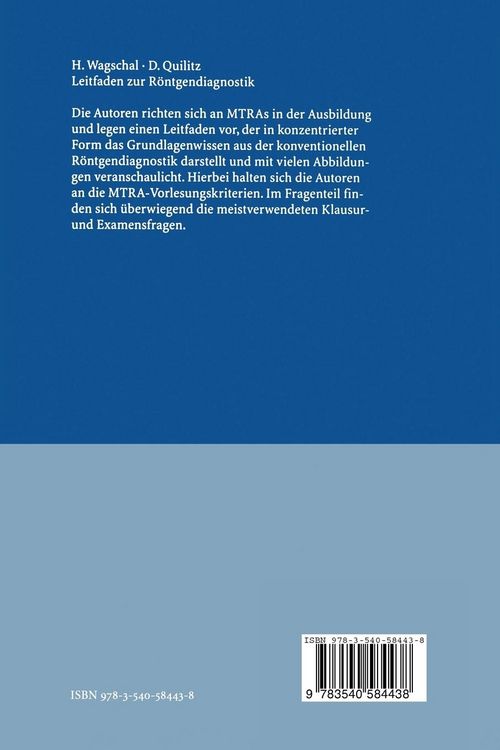 Produktbild: Leitfaden zur R&ouml;ntgendiagnostik