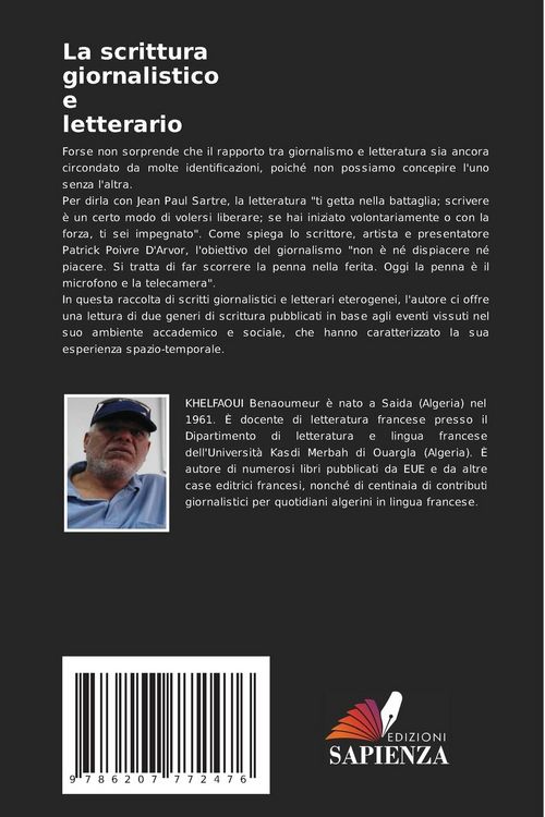 Produktbild: La scrittura giornalistico e letterario