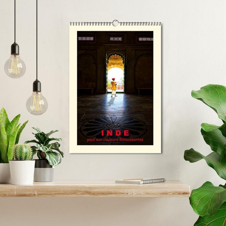 Produktbild: INDE pays aux couleurs &eacute;blouissantes (Calendrier mural 2026 DIN A3 horizontal), CALVENDO calendrier mensuel