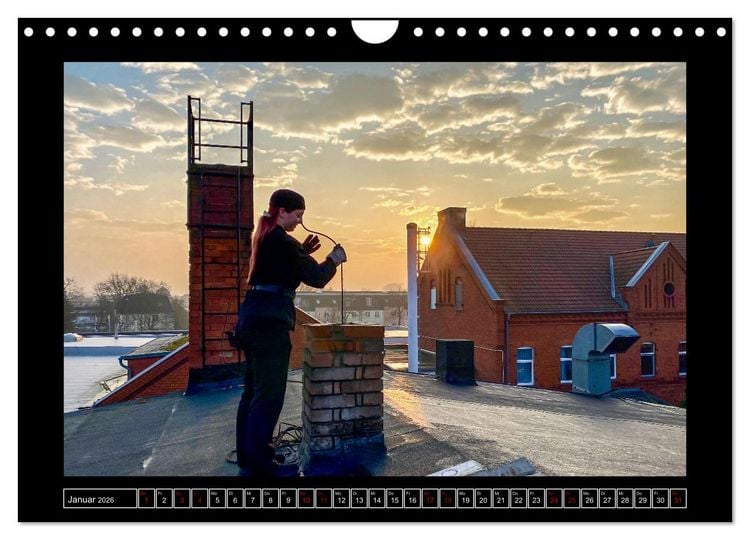 Produktbild: Schornsteinfeger in Berlin - Die Gl&uuml;cklichmacher (Wandkalender 2026 DIN A4 quer), CALVENDO Monatskalender