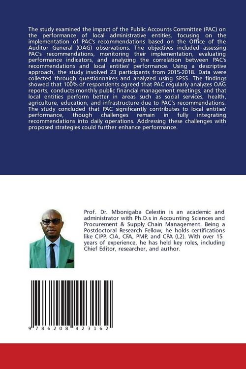Produktbild: Implication Of Pac On Performance Of Local Government