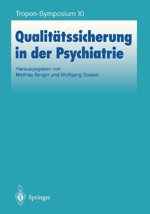 Produktbild: Qualit&auml;tssicherung in der Psychiatrie