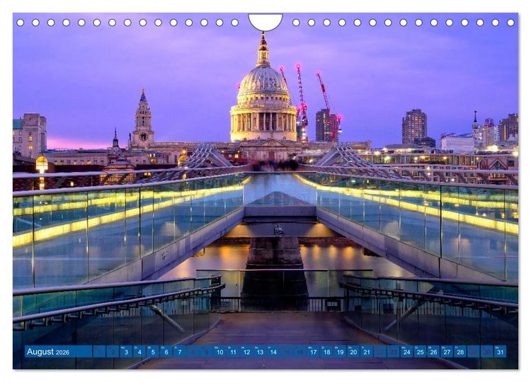 Produktbild: London Architektur (Wandkalender 2026 DIN A4 quer), CALVENDO Monatskalender