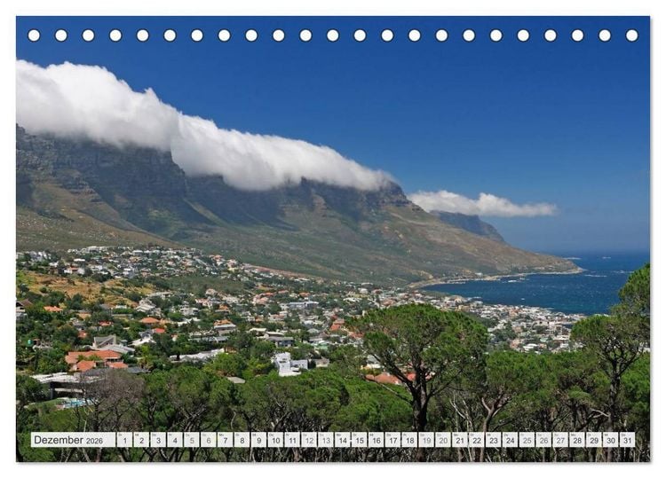 Produktbild: S&uuml;dafrika / Landschaften & Tiere / Christian Heeb (Tischkalender 2026 DIN A5 quer), CALVENDO Monatskalender
