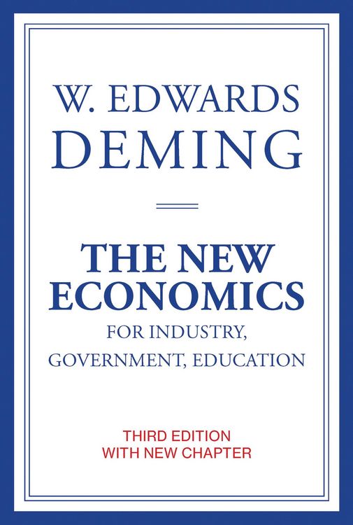 Produktbild: The New Economics for Industry, Government, Education