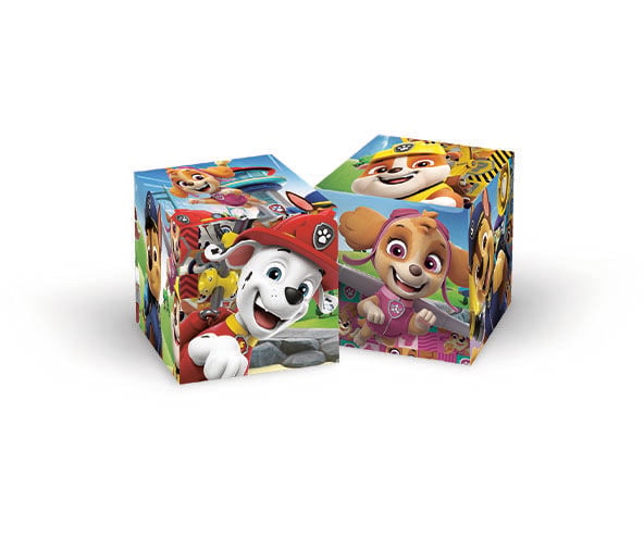 Produktbild: W&uuml;rfelpuzzle PAW PATROL 6 Teile