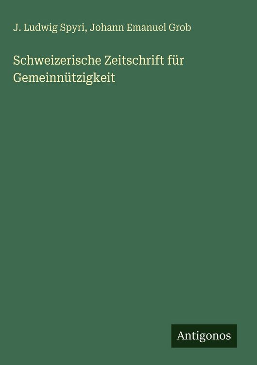 Produktbild: Schweizerische Zeitschrift f&uuml;r Gemeinn&uuml;tzigkeit