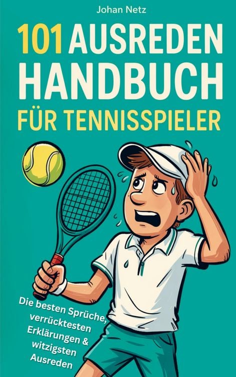 Produktbild: 101 Ausreden Handbuch f&uuml;r Tennisspieler: Die besten Spr&uuml;che, verr&uuml;cktesten Erkl&auml;rungen & witzigsten Ausreden vom Court | Das Geschenkbuch f&uuml;rs Tennis