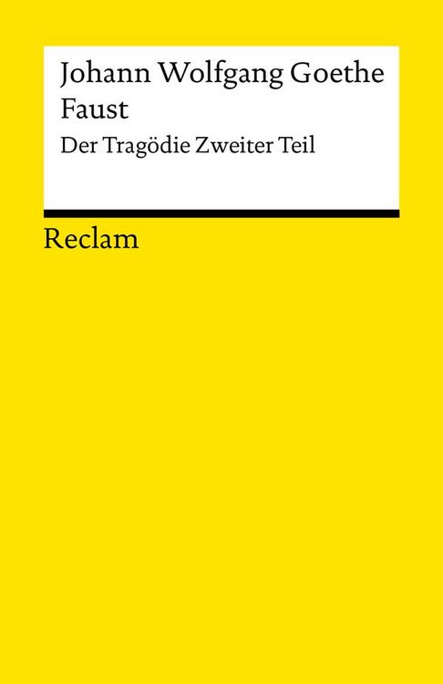 Produktbild: Faust. Der Trag&ouml;die Zweiter Teil