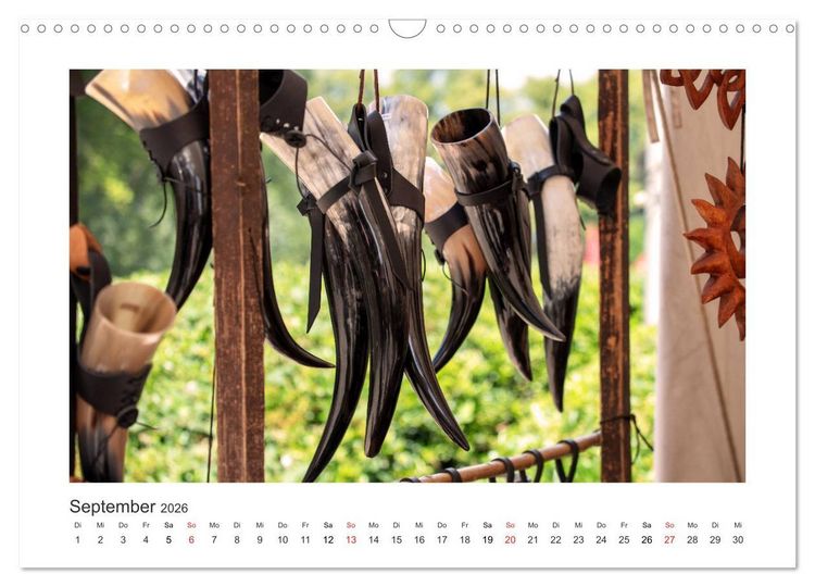 Produktbild: Mittelalter - Zeit unserer Ahnen (Wandkalender 2026 DIN A3 quer), CALVENDO Monatskalender