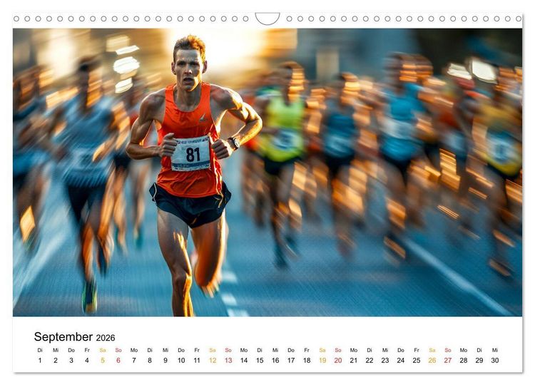 Produktbild: Triathlon Power (Wandkalender 2026 DIN A3 quer), CALVENDO Monatskalender