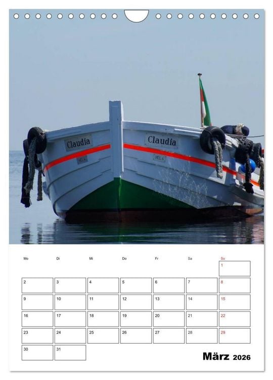 Produktbild: Einzigartige Insel Helgoland (Wandkalender 2026 DIN A4 hoch), CALVENDO Monatskalender