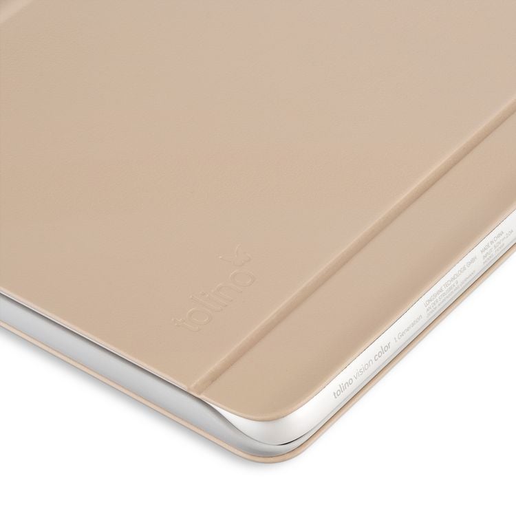 Produktbild: tolino vision color - stylus Sleepcover - Sand Beige / Grau