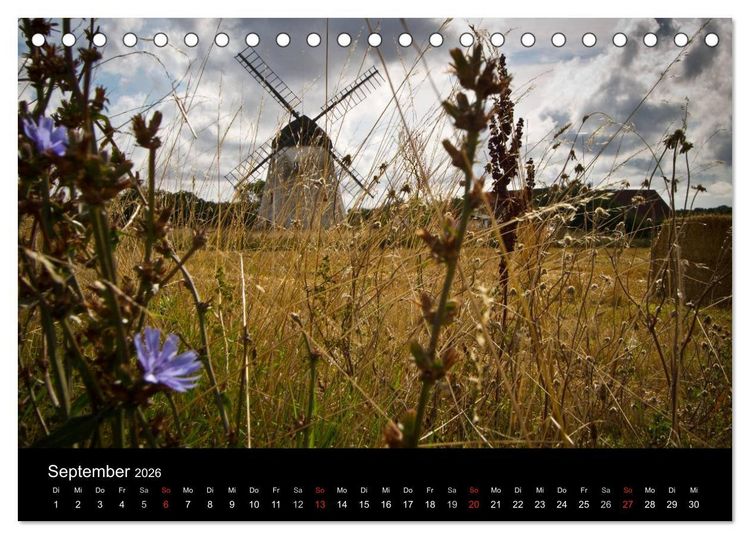 Produktbild: D&auml;nemarks Bornholm 2026 (Tischkalender 2026 DIN A5 quer), CALVENDO Monatskalender