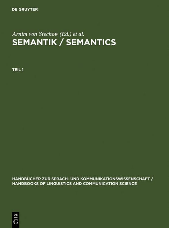 Produktbild: Semantik / Semantics
