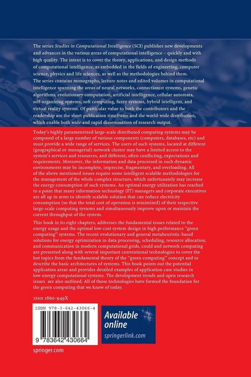 Produktbild: Evolutionary Based Solutions for Green Computing