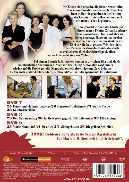 Produktbild: Girlfriends - 3. Staffel [3 DVDs]