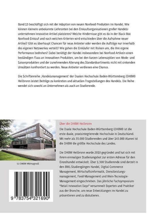 Produktbild: Adaption von neuen Nonfood-Produkten im Handel
