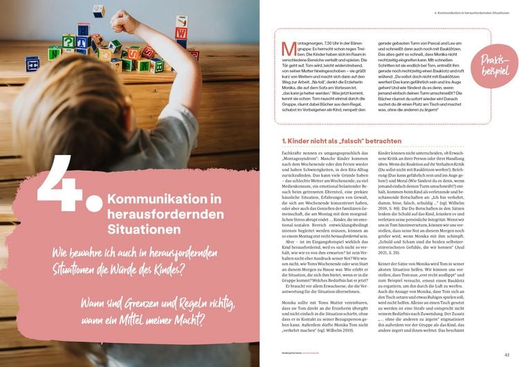 Produktbild: Achtsame Haltung, respektvolle Sprache. Wie Kommunikation mit Kindern gelingt